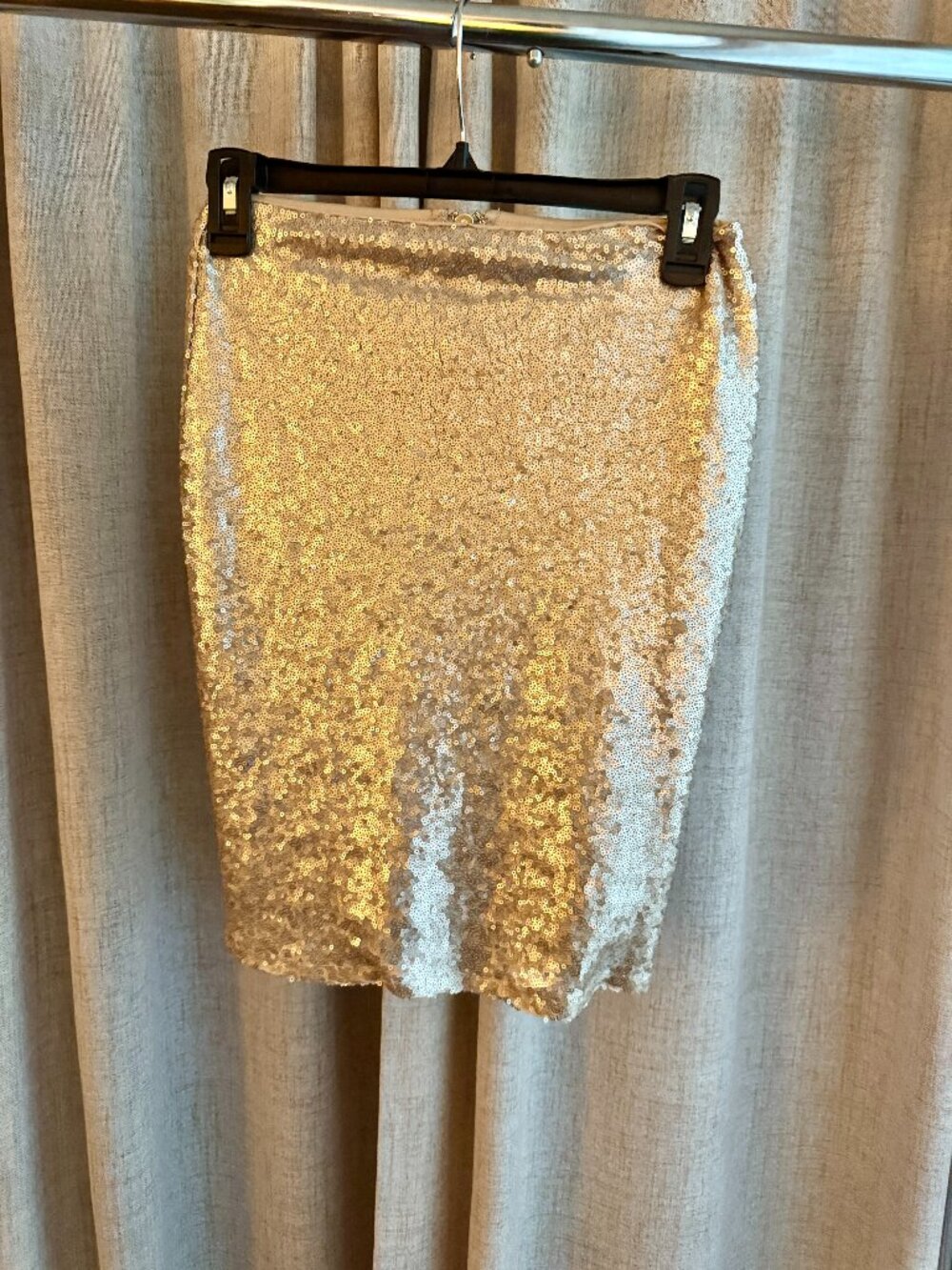 Small Lulus Silver Sparkle Pencil Skirt